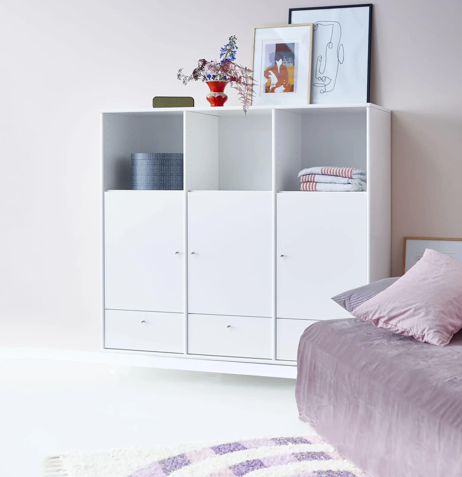 HAMMEL FURNITURE Mistral Highboard Weiß mit Soft-Close