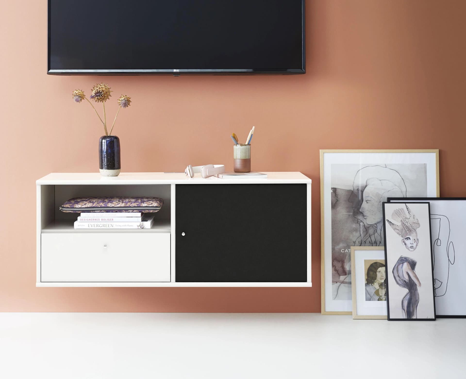 Hammel Furniture Mistral Fernsehschrank Medienmöbel Hängend Weiß