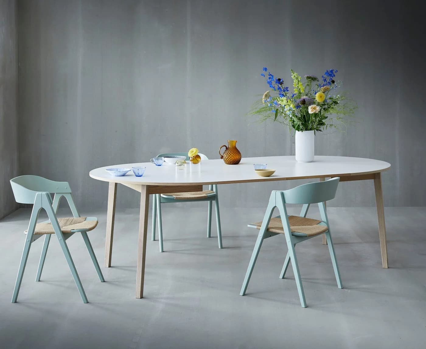 HAMMEL FURNITURE Basic Single Esstisch Weiß Ausziehbar
