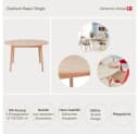 HAMMEL FURNITURE Basic Single Esstisch Weiß Ausziehbar Bild 3