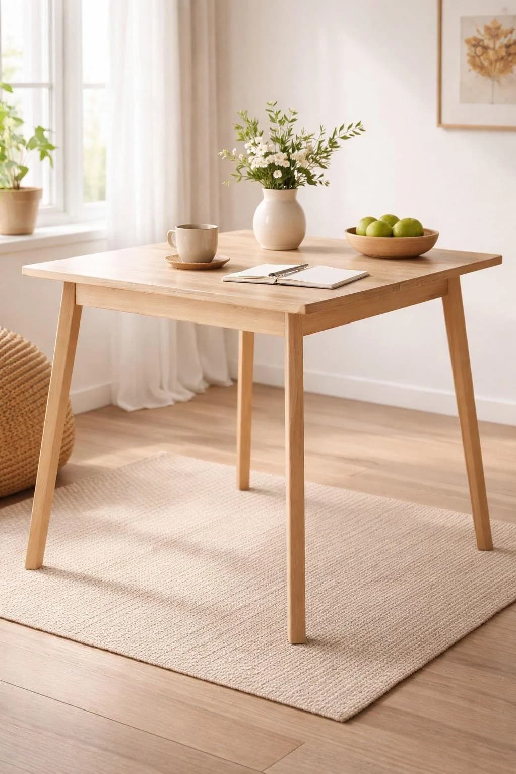 HAMMEL FURNITURE Esstisch Basic Single Ausziehbar Eiche Melamin Weiß