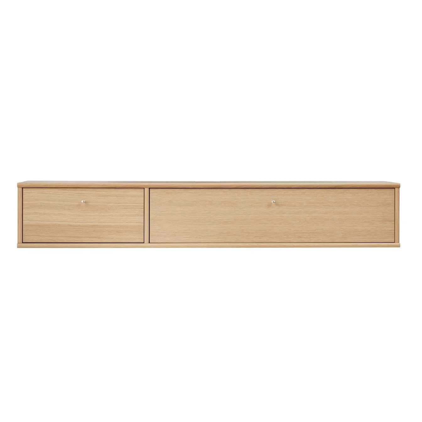 HAMMEL FURNITURE Mistral Fernsehschrank Medienmöbel Hängend Weiß Eiche Weiß Pigmentiert