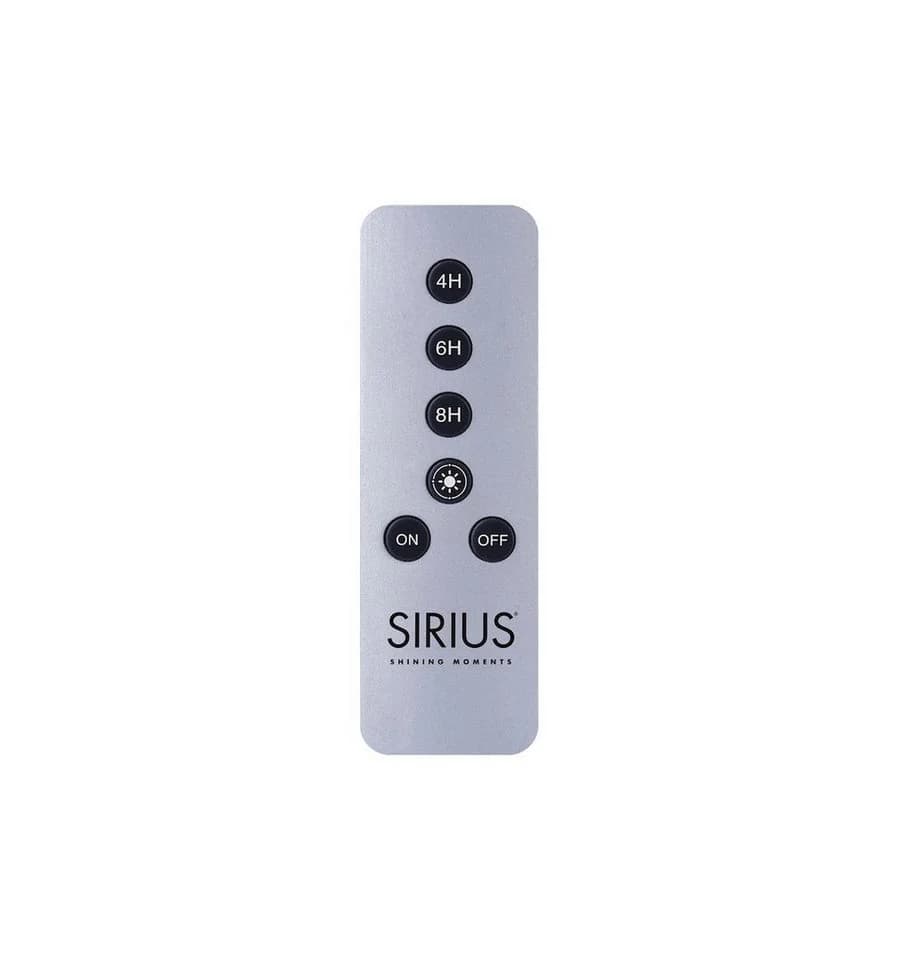 Sirius Home A/S LED-Lichterkette Fernbedienung silber Aluminium mit Timer - Bild 2