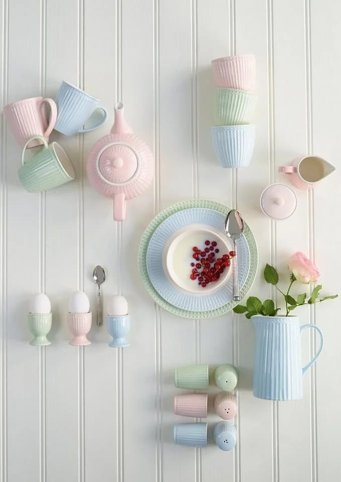 Greengate Müslischale Alice pale pink 14 cm Steinzeug