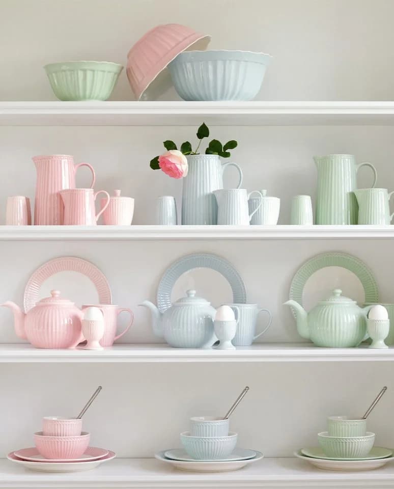 Greengate Müslischale Alice pale pink 14 cm Steinzeug - Bild 3