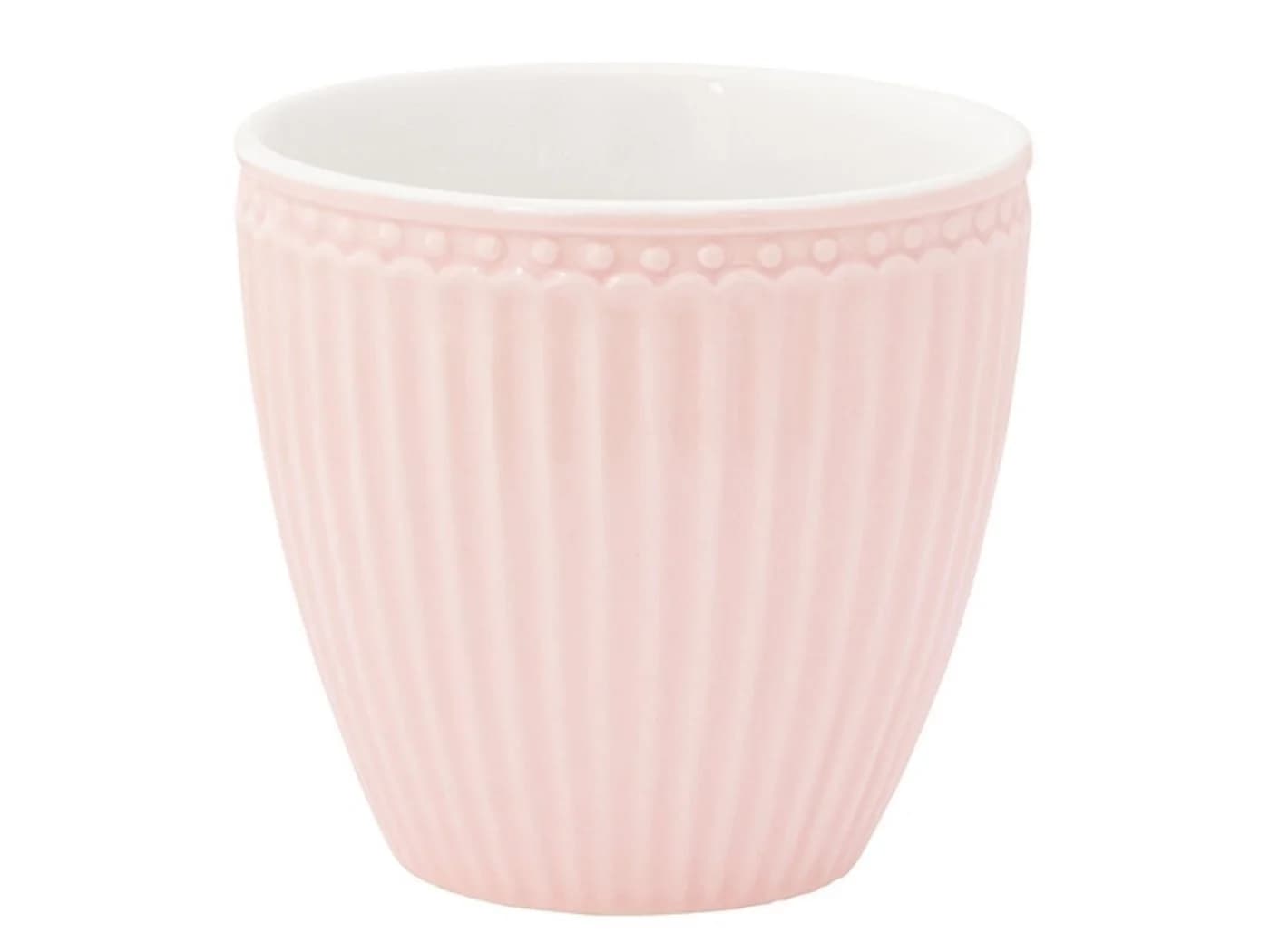 Greengate Becher Alice Latte Cup Pale Pink 0,25 l Steingut - Bild 2