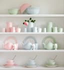 Greengate Alice Latte Cup 0,25 l Pale Green Steingut Bild 3