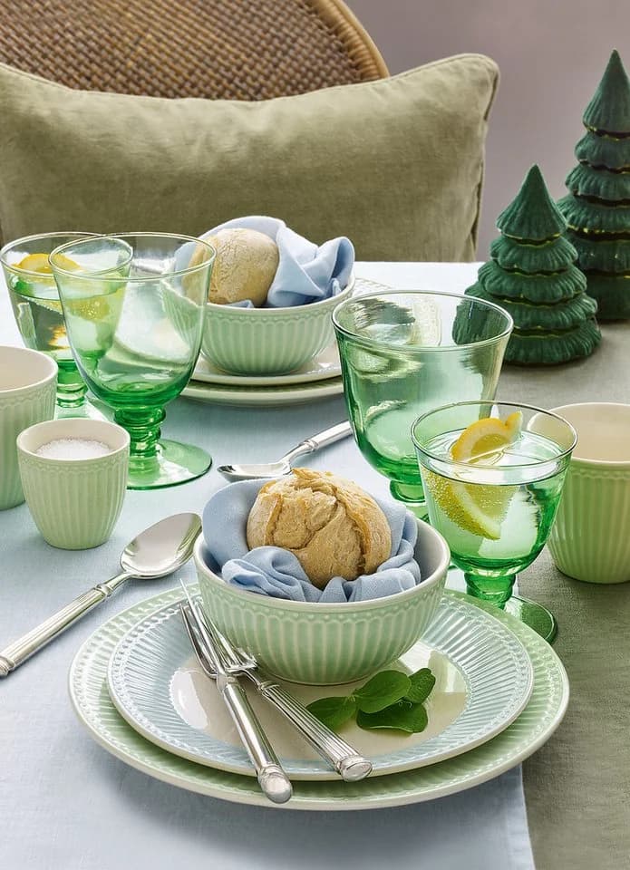 Greengate Alice Latte Cup 0,25 l Pale Green Steingut - Bild 5