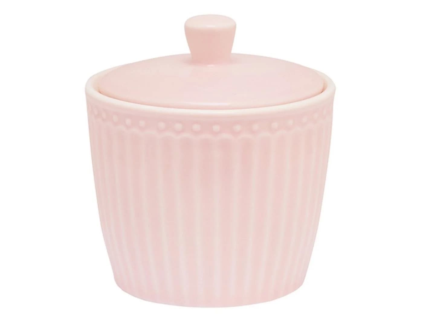 Greengate Zuckerdose Alice pale pink Steinzeug - Bild 2