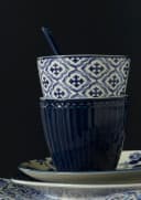 Greengate Müslischale Alice Dunkelblau 14 cm Steinzeug Bild 1