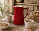 GreenGate Kanne Alice Rot 1L Porzellan Bild 5