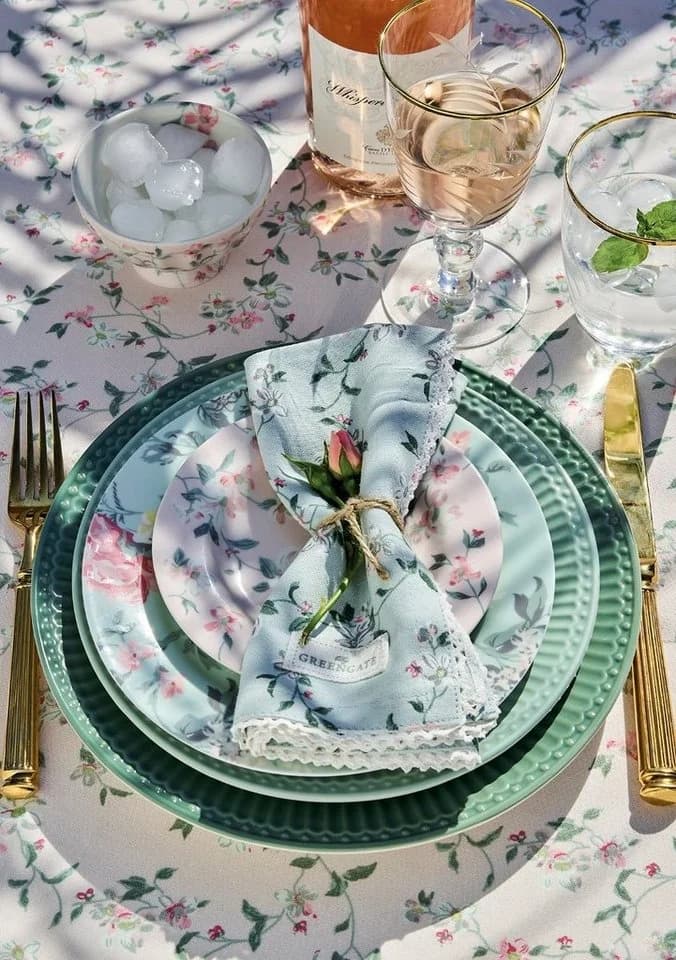 Greengate Alice Kanne 1L dusty green Keramik