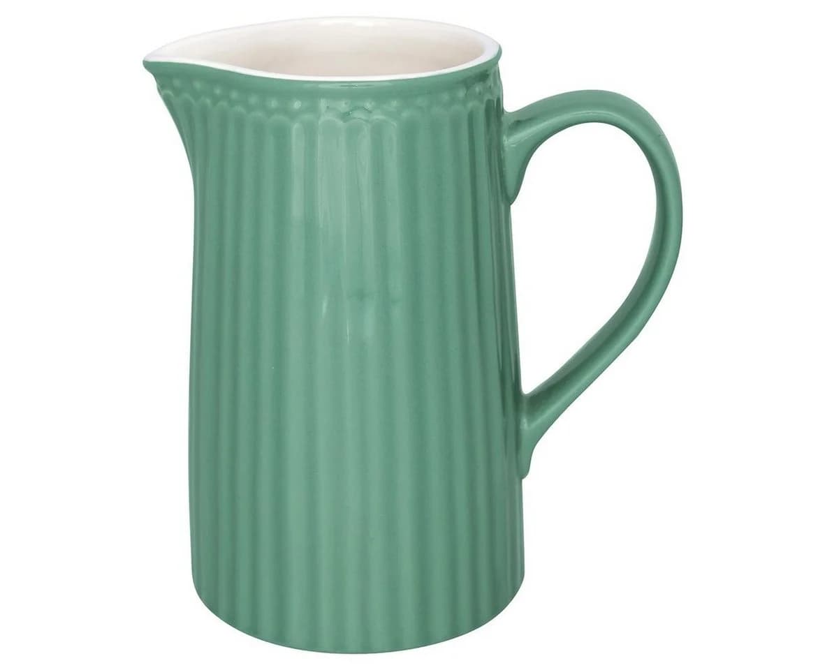 Greengate Alice Kanne 1L dusty green Keramik - Bild 2