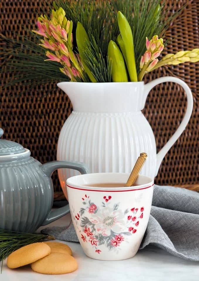 GreenGate Mini Latte Cup Alice Weiß Porzellan - Bild 5