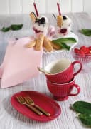 Greengate Alice Schüssel Set mit Deckel rot 3-teilig Bild 3