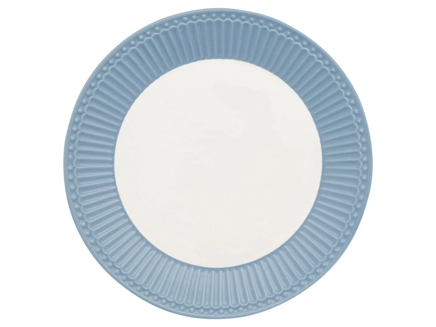 Greengate Frühstücksteller Alice Sky Blue 23 cm Steinzeug