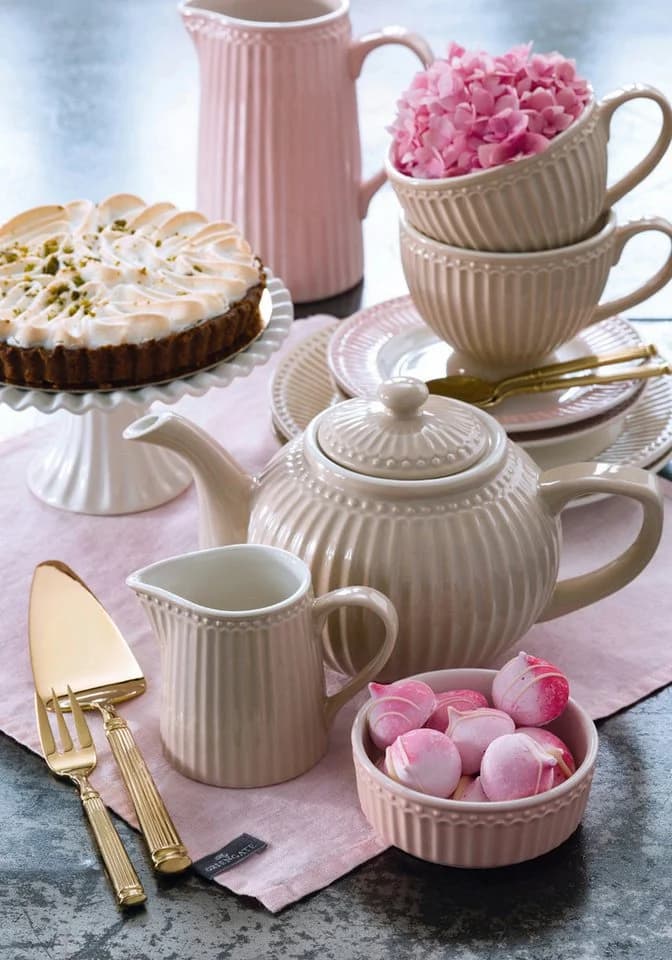 Greengate Becher Alice Latte Cup creamy fudge 0,25 l Steingut - Bild 3