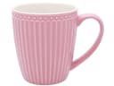 Greengate Becher Alice mit Henkel dusty rose 0,4 l Steingut Bild 2