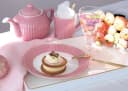 Greengate Becher Alice mit Henkel dusty rose 0,4 l Steingut Bild 4