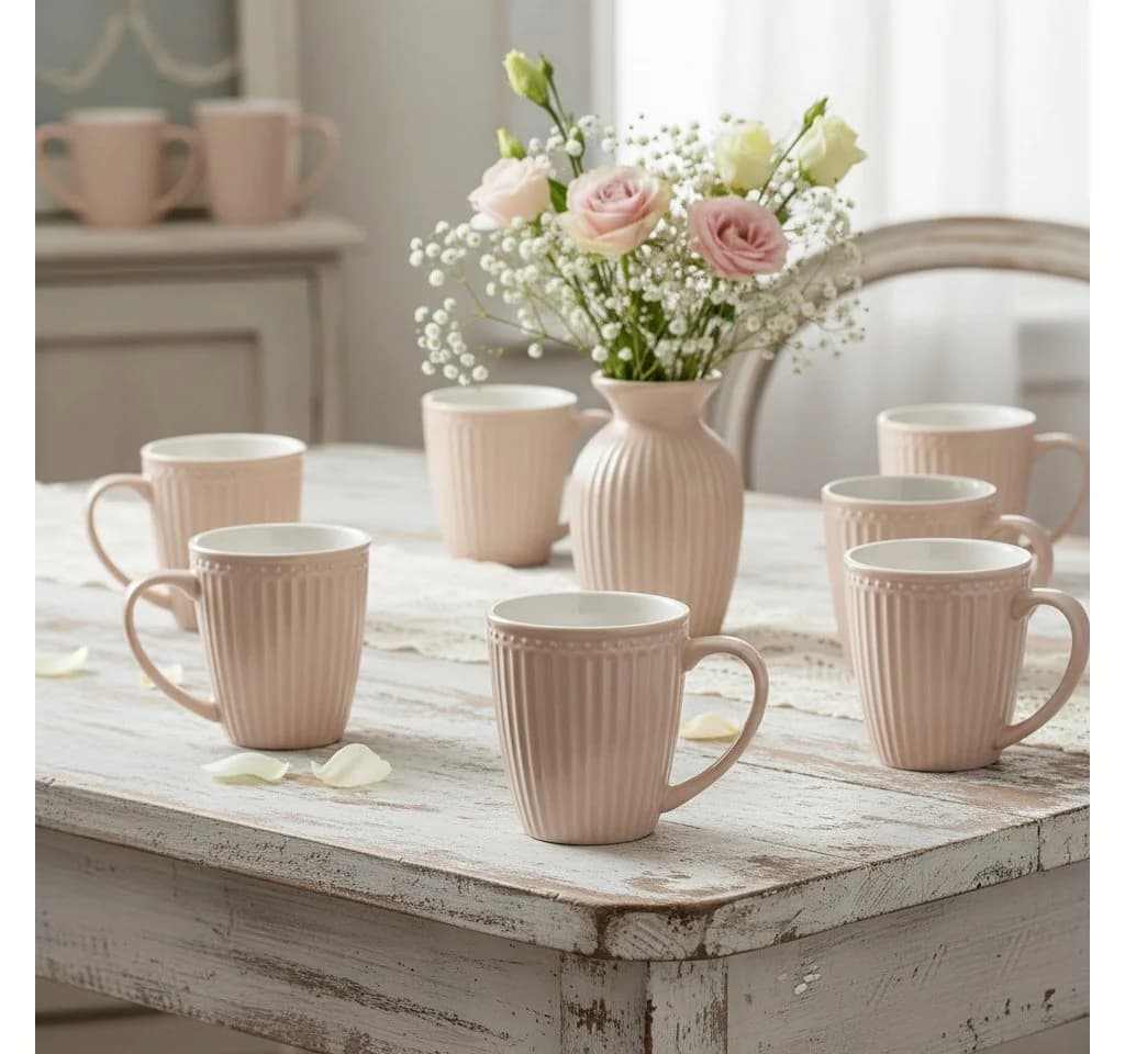 GreenGate Tasse Alice Henkel Fudge Braun Porzellan - Bild 5