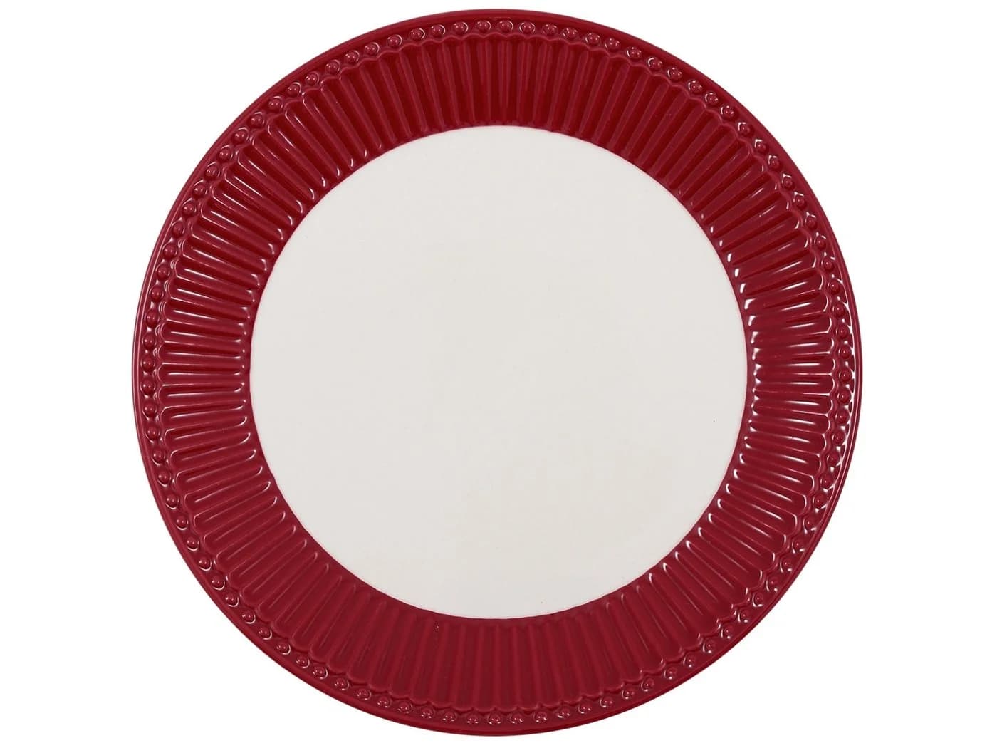 Greengate Frühstücksteller Alice Claret Red 23 cm - Bild 2