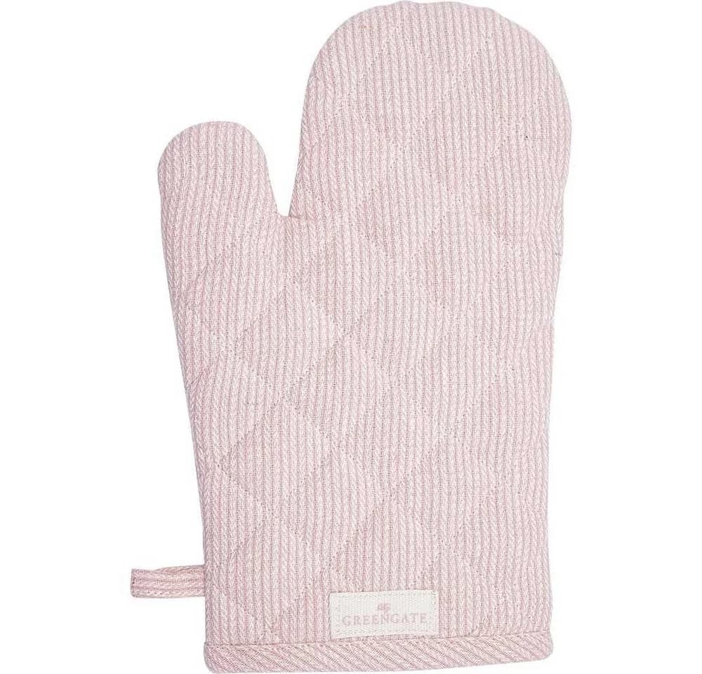 Greengate Ofenhandschuh Alicia Pale Pink Rosa 100% Baumwolle
