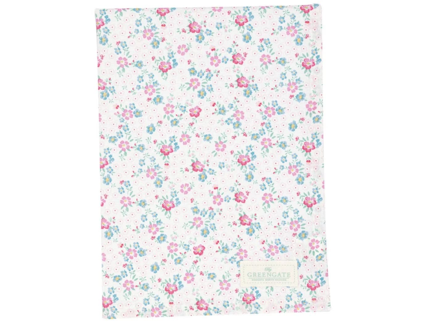 Greengate Geschirrtuch Allyna White 70x50 cm Florales Muster - Bild 2