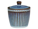 Greengate Zuckerdose Alice Oyster Blue Steingut Bild 2