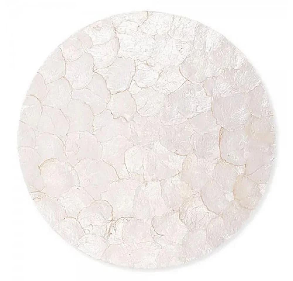 Greengate Tischdecke Tischset Platzset White Pearl Perlmutt Rund 38cm