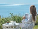 Greengate Elle Latte Cup Becher Pale Blue 0,35l Steingut Bild 1