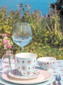 Greengate Elle Latte Cup Becher Pale Blue 0,35l Steingut Bild 3
