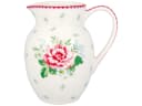 Greengate Kanne Alivia Krug weiß 0,5l Steingut Bild 2