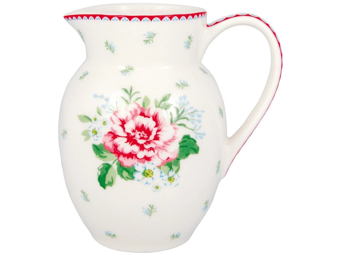 Greengate Kanne Alivia Krug weiß 0,5l Steingut - Bild 2