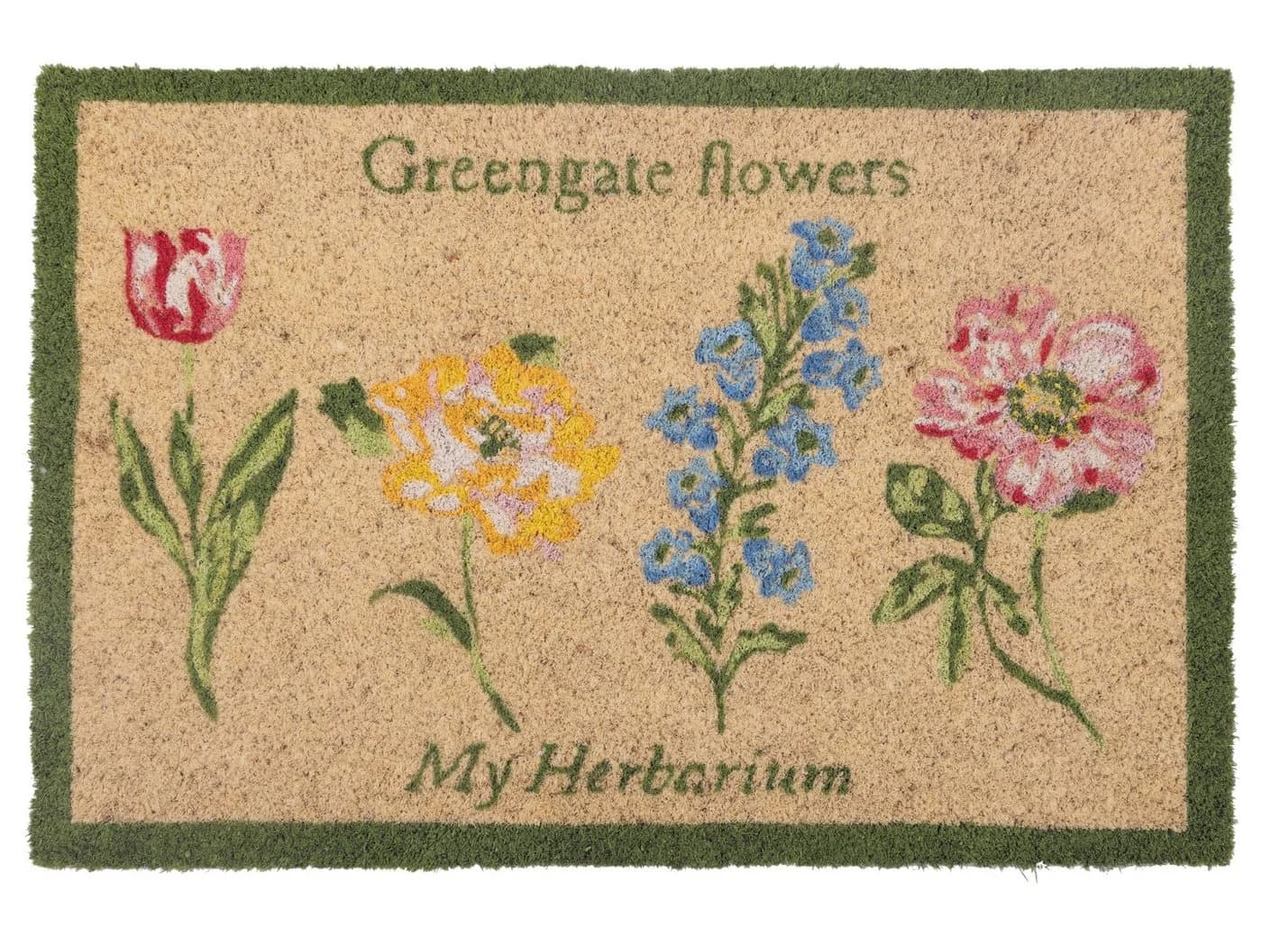 Greengate Fußmatte Agnes Weiß Floral Design - Bild 2
