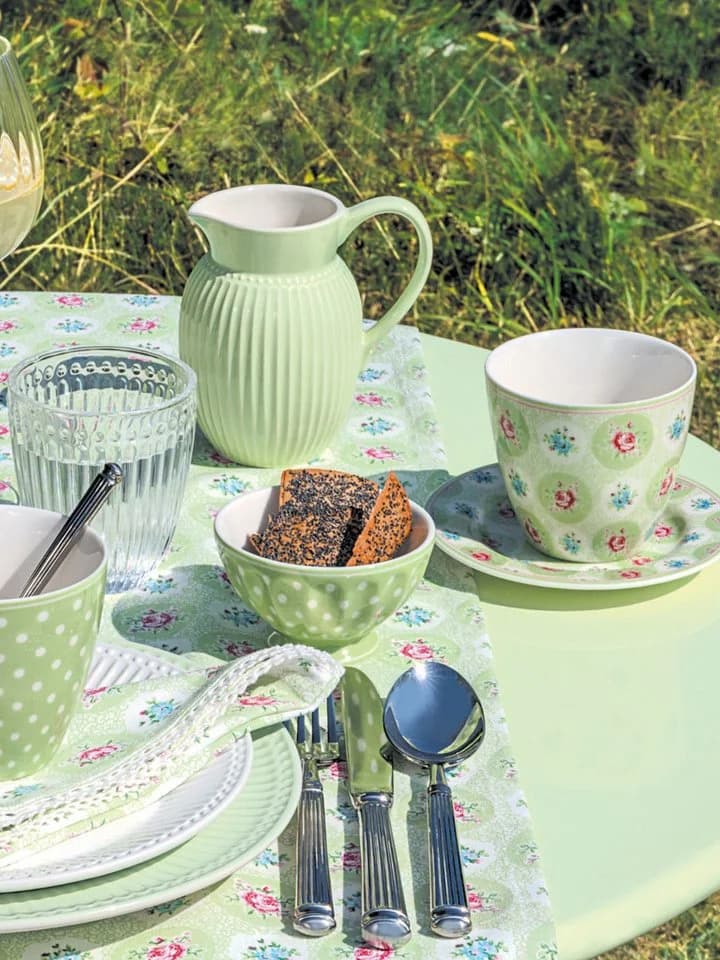 Greengate Tischläufer Elle pale green 140x45cm - Bild 3