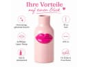 Rice Keramik Vase Kussmund Fuchsia Pink 8x18 cm Bild 3