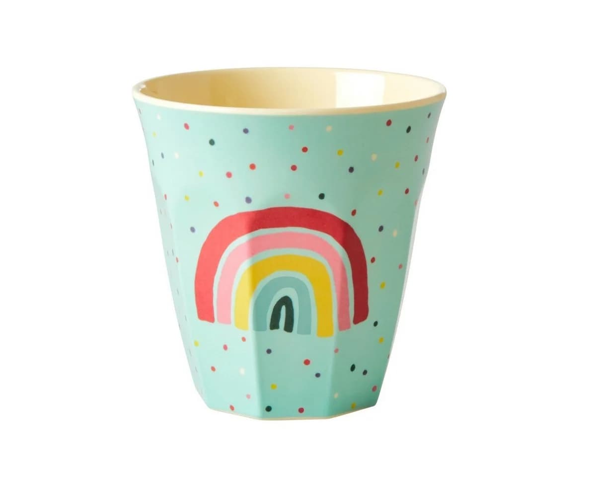 rice Kinderbecher Melamin 6er Set Funky Medium Bunt - Bild 4