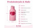 Rice Tischvase Keramik Klein Pink mit Kussmund-Print Bild 5