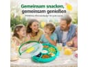 rice Serviertablett mit Deckel Türkis Zitrone Kunststoff 6 Fächer Bild 5