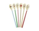 rice Latte-Macchiato-Löffel Snoopy-Design 6er-Set Melamin BPA-frei Bild 2