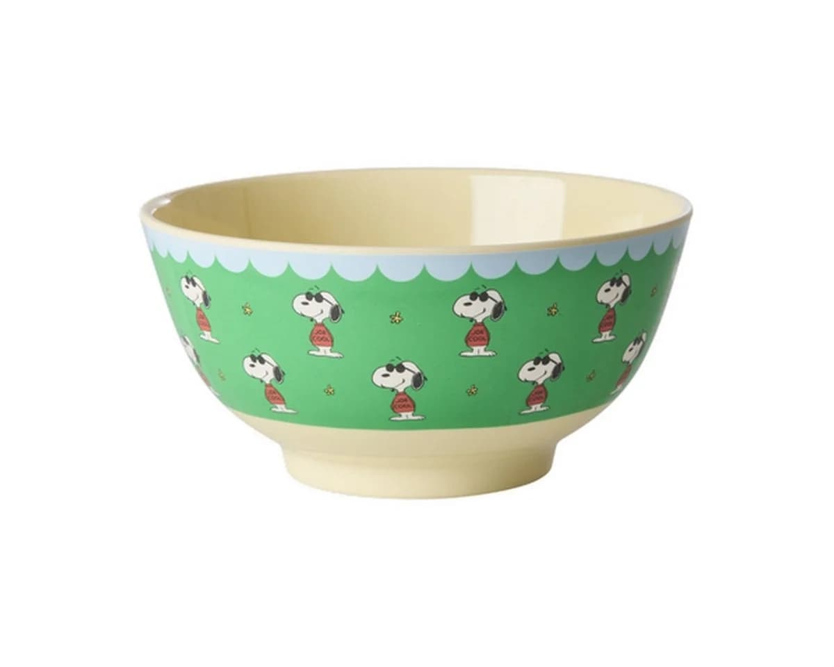 rice Müslischale Snoopy Grün Melamin BPA-frei - Bild 2