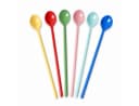 rice Dessertlöffel Set 6er bunt lang Melamin Bild 2