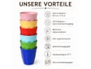 rice Melamin Becher Set 6-tlg. Bunt Robust Bild 3