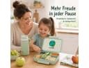 RICE Lunchbox Earth Print 6 Fächer Brotdose PP-Kunststoff BPA-frei Bild 4