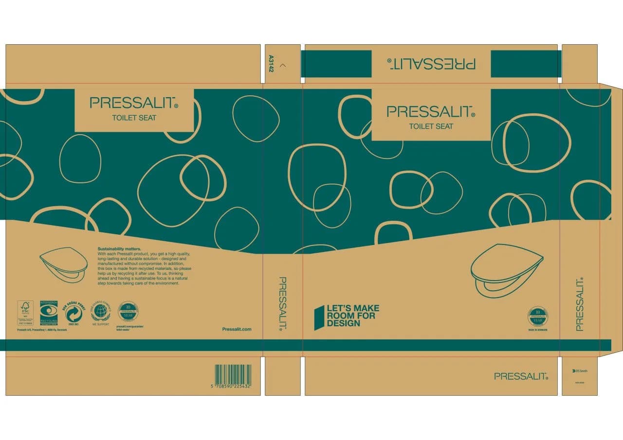 Pressalit WC-Sitz 1000 Duroplast mit Edelstahlscharnieren