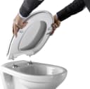 Pressalit WC-Sitz Aria mit Absenkautomatik und Edelstahlscharniere Bild 3