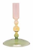 EJA International Kerzenhalter Glas Bunt Grün Pink Gelb Bild 2