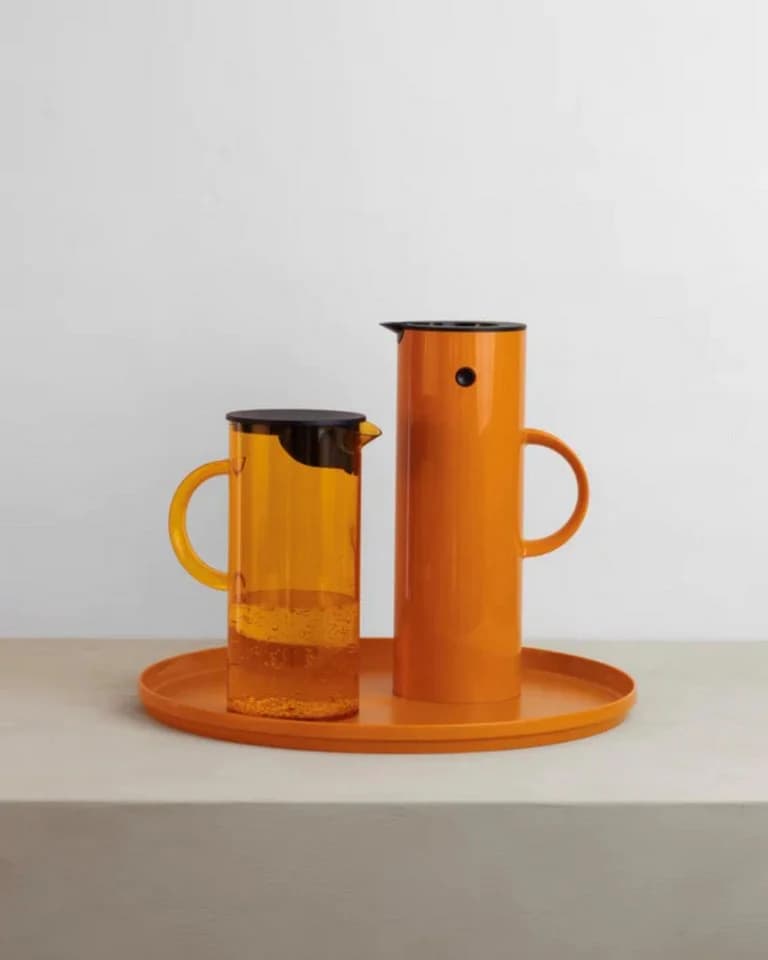 Stelton EM Serviertablett Grün ABS-Kunststoff Ø 40 cm