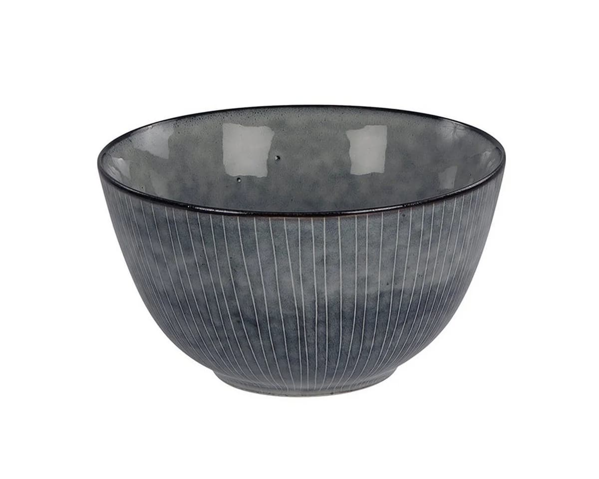 Broste Copenhagen Schale NORDIC SEA 20 cm Steinzeug Blau/Grün