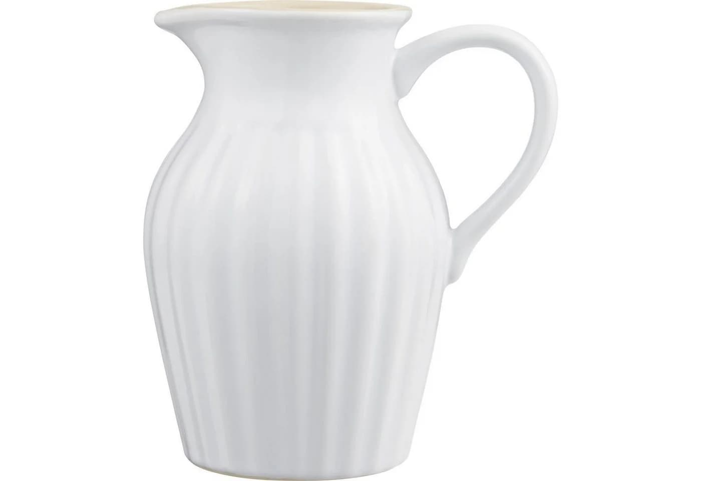 IB Laursen Kanne 1,7 l Mynte Pure White Steingut - Bild 2